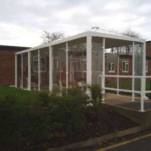 Contemporary Walkway Canopy for Warwick University
