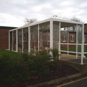 Contemporary Walkway Canopy for Warwick University