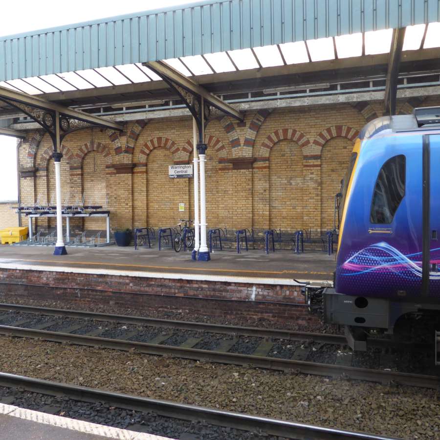 Warrington Station Receives Extra Secure ‘FalcoCam-Plus’ Cycle Stands and Cycle Wheel Ramps!