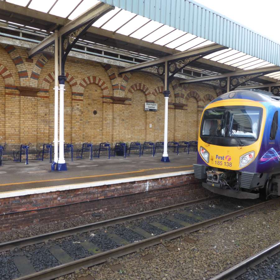 Warrington Station Receives Extra Secure ‘FalcoCam-Plus’ Cycle Stands and Cycle Wheel Ramps!
