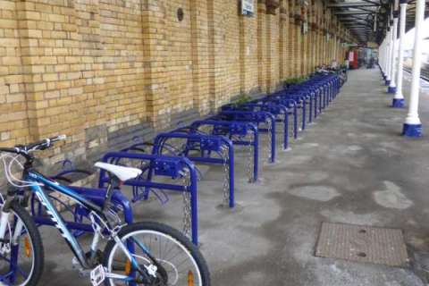 Warrington Station Receives Extra Secure ‘FalcoCam-Plus’ Cycle Stands and Cycle Wheel Ramps!