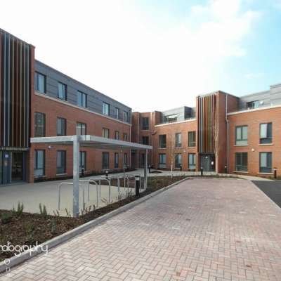 Cantilevered Cycle Canopy for Queens Court in Widnes!