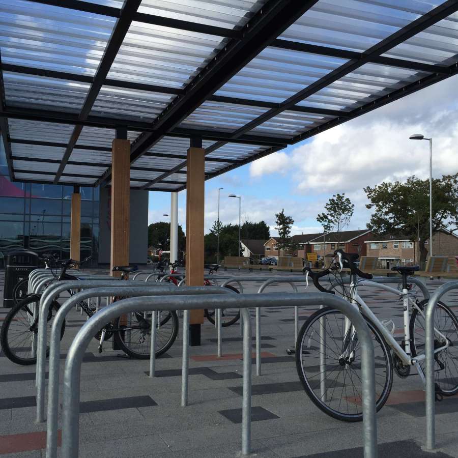 Cycle Canopies for the New Ellesmere Port Sports Leisure Village