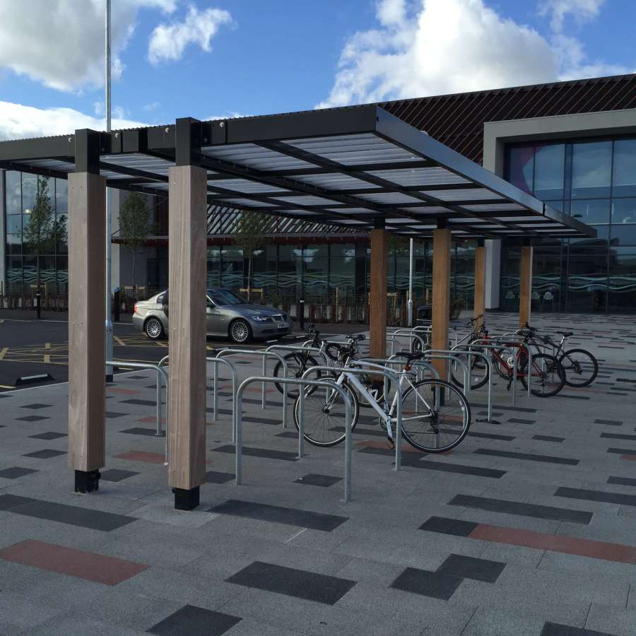 Cycle Canopies for the New Ellesmere Port Sports Leisure Village