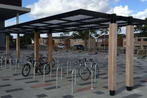 Cycle Canopies for the New Ellesmere Port Sports Leisure Village