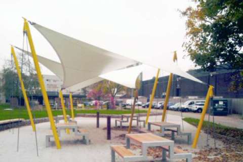 Elegant FalcoBloc Picnic Tables for Loughborough University!