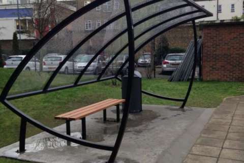 FalcoSail Smoking Shelters for Queen Mary University of London