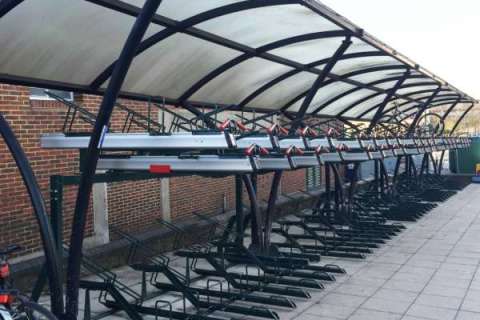 Ingenious FalcoLevel-Premium+ Cycle Racks for Bromley South Station