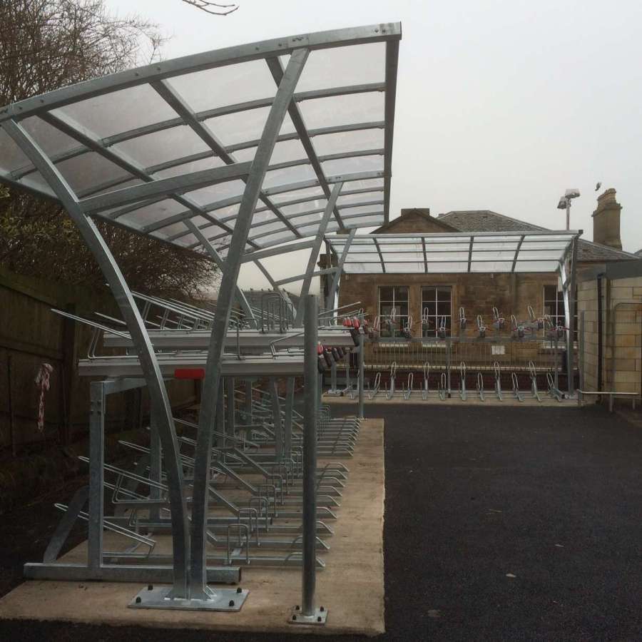 Falco Continues the Roll-Out of Abellio ScotRail Cycle Parking Facilities at Livingston North and Inverkeithing Stations!