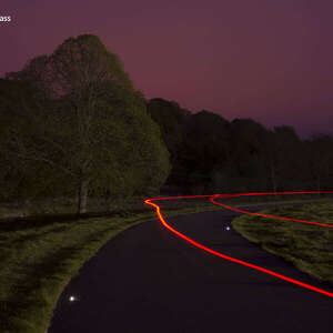 Solar Powered FalcoPathfinder LED Demarcation Lights for River Lossie Cycle Path in Elgin!
