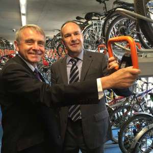 The UK’s Largest Cycle Hub at Cambridge Station Officially Opens to the Public Incorporating 3,000 Falco Cycle Parking Spaces!