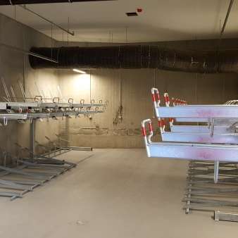 Carlsberg City Receives Falco Two-Tier Cycle Parking System!