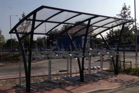 Contemporary Cycle Canopies for Segro Skyline in Feltham!