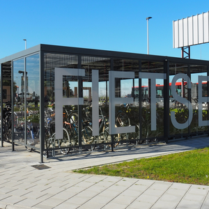 Funky Cycle Hub for Schiphol North Bus Station