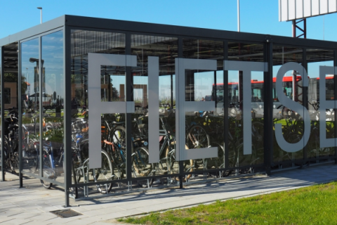 Funky Cycle Hub for Schiphol North Bus Station