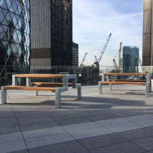 Falco Picnic Tables in the Heart of the City