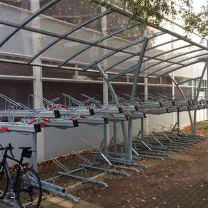 University of Brighton Receives the UK’s Leading Two-Tier Cycle Parking System