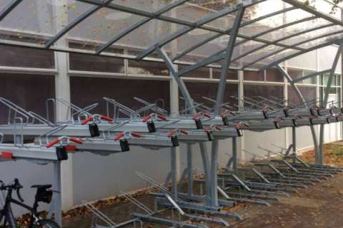 University of Brighton Receives the UK’s Leading Two-Tier Cycle Parking System