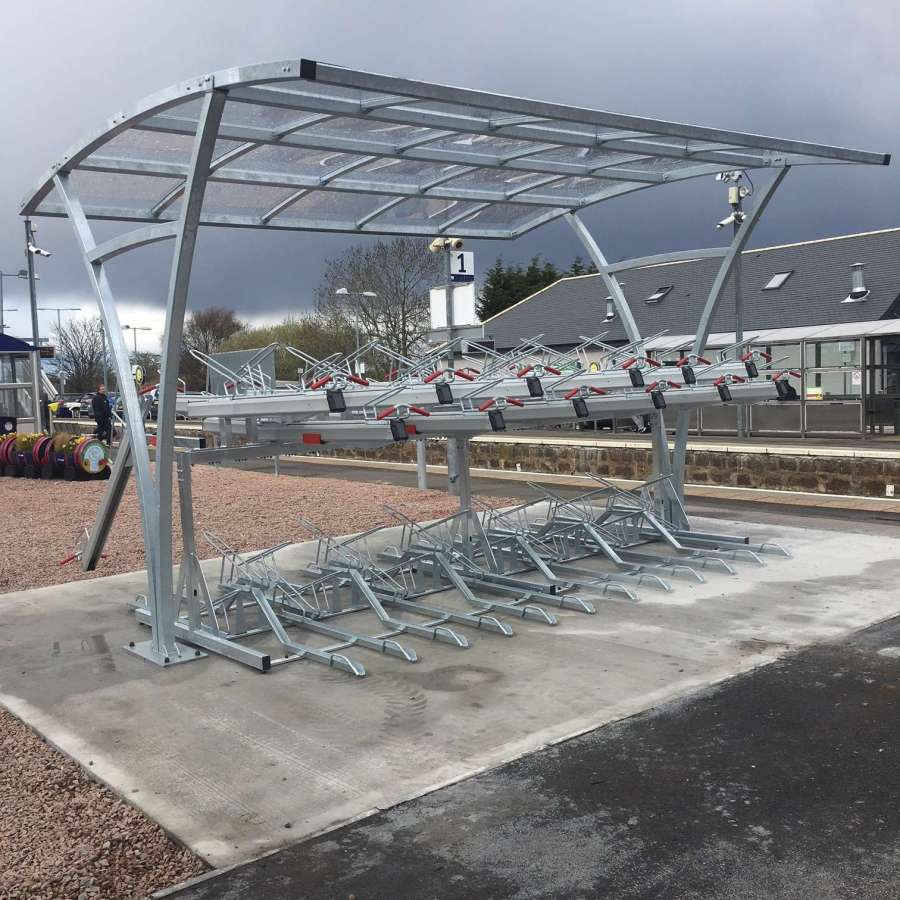 Falco Continues the Roll-out of Abellio ScotRail Cycle Parking Facilities