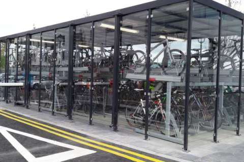Allstate Pushes the Button for Cycle Parking in Belfast