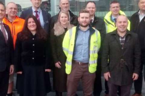 Falco’s Right On Track at Dundee Station