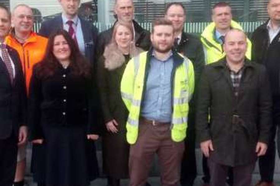 Falco’s Right On Track at Dundee Station
