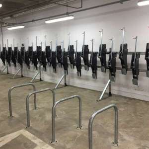 University of Edinburgh Receives Ingenious Vertical Cycle Stands