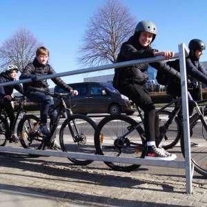 Falco Installs Twenty Cycle Leaning Rails Across the Cycling City of Horsens, Denmark