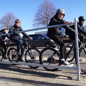 Falco Installs Twenty Cycle Leaning Rails Across the Cycling City of Horsens, Denmark
