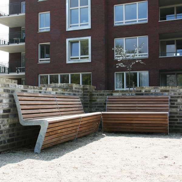 straatmeubilair buitenbank zitbank parkbank fsc hout