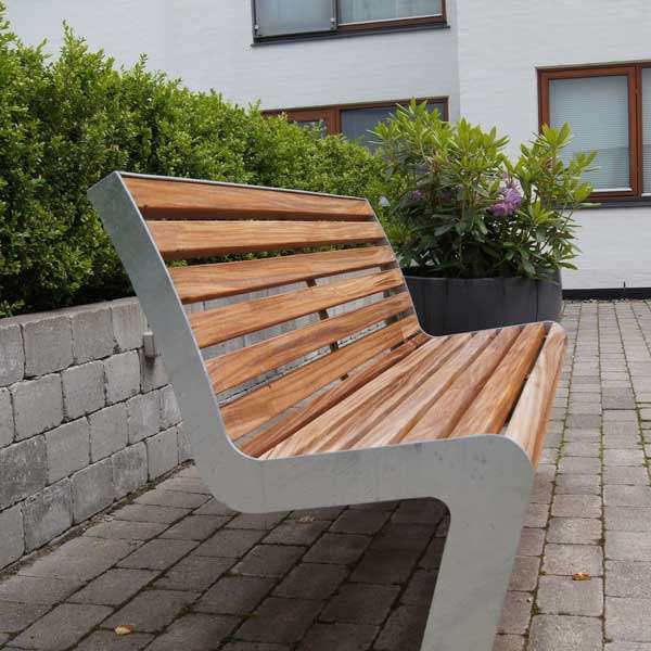 straatmeubilair buitenbank zitbank parkbank fsc hout
