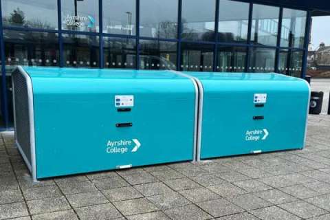 Ayrshire College Bike Hangars