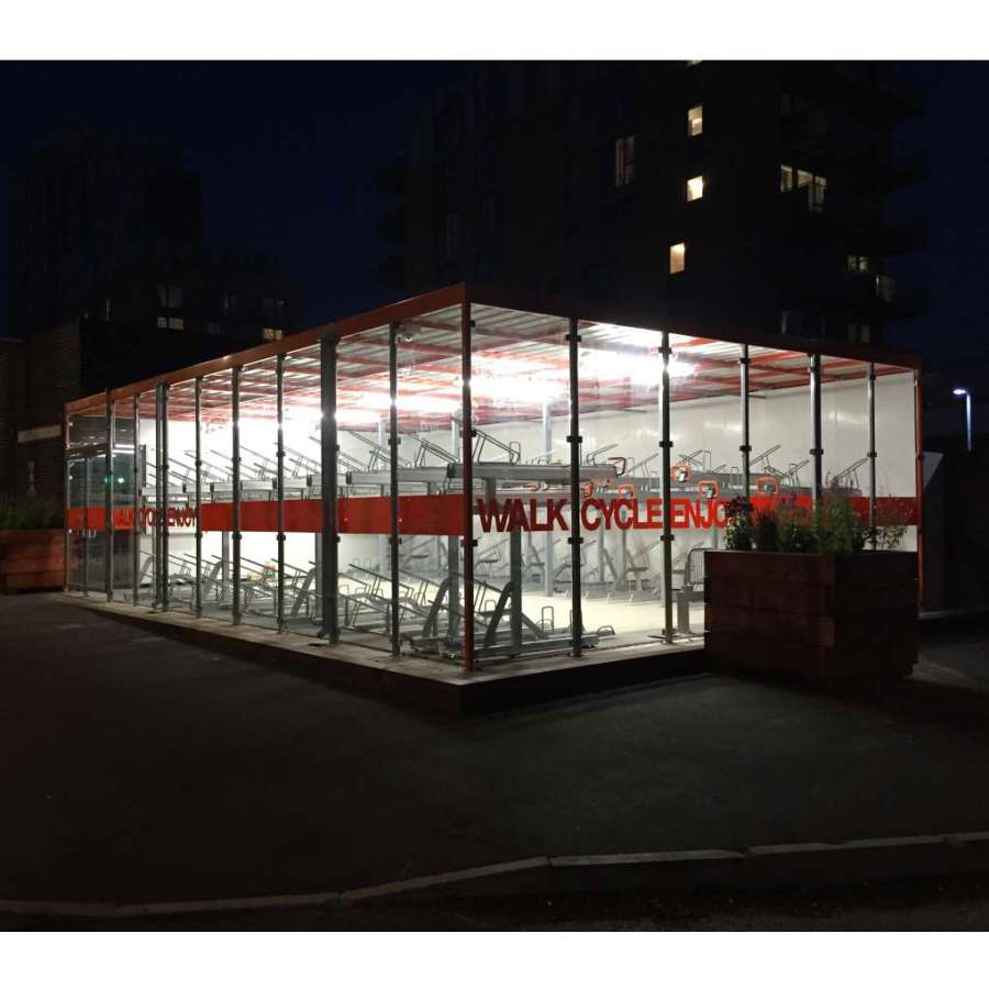 Cycle Hub at Night