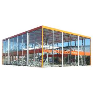 Shelters, Canopies, Walkways and Bin Stores | Cycle Shelters | FalcoHub Cycle Hub | image #1| cycle hub