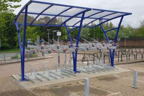 Luton Parkway Station Cycle Parking