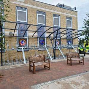 Southend University NHS Hospital Cycle Parking