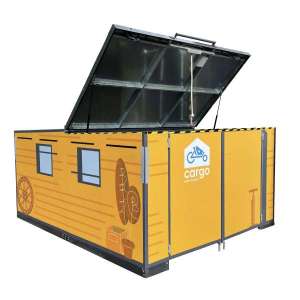 Cycle Parking | Cargo Bike Parking | FalcoCargoBox Cargo Bike Locker | image #1| Falco Cargo Bike Parking Locker