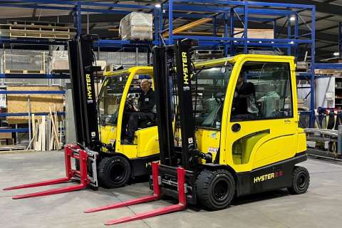 Falco Boosts Environmental Credentials with the Purchase of New Electric Fork Trucks