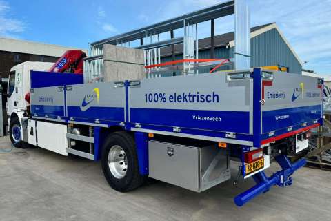 Falco’s New Green Wheels – Falco Delivery Vehicles Step Up Yet Another Gear with Introduction of New Electric HGV