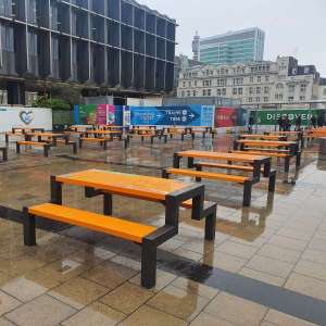 Euston Station Picnic Tables
