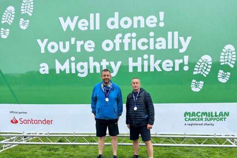 Falco Mighty Hikers Raise Over £1,400 for Macmillan Cancer Support