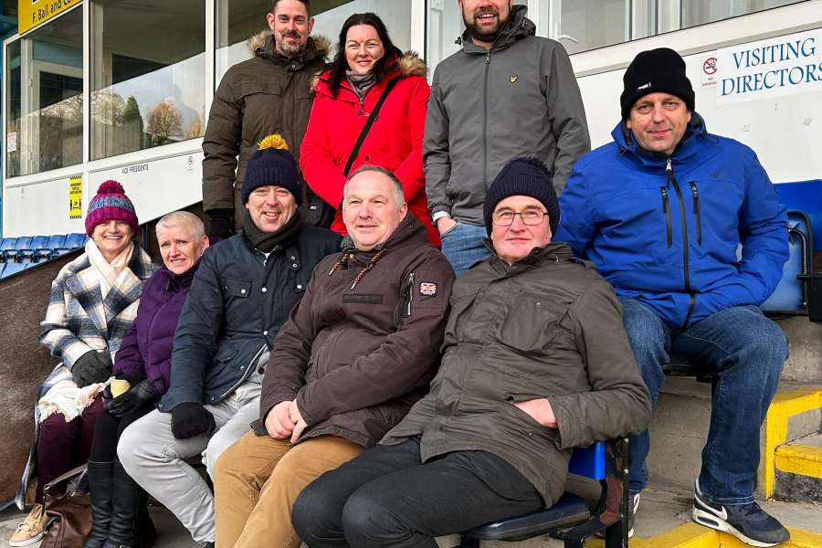 Falco Sponsors Leek Town FC Home Game
