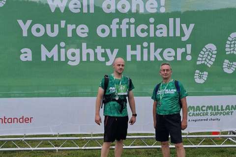Falco Mighty Hikers Raise Over £900 for Macmillan Cancer Support
