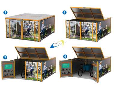 FalcoCargoBox Cargo Bike Shelter