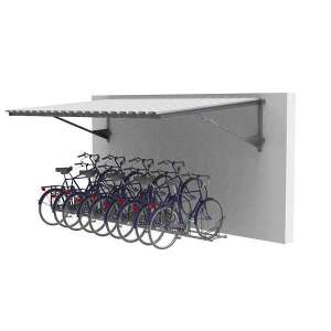 Shelters, Canopies, Walkways and Bin Stores | Cycle Shelters | FalcoLempo Wall Mounted Cycle Shelter | image #1