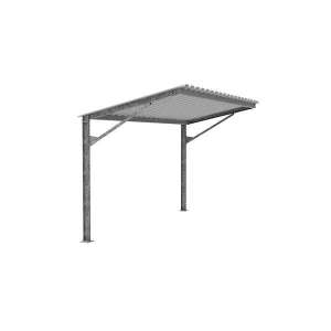 Shelters, Canopies, Walkways and Bin Stores | Cycle Shelters | FalcoLempo Single-Sided Cycle Shelter | image #1