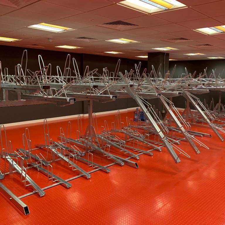 Two-Tier Cycle Parking