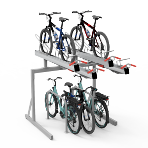 Cycle Parking | Cycle Racks | FalcoLevel-Premium XL Two-Tier Cycle Parking | image #1|