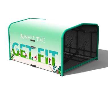 Bike Hangar Rendering
