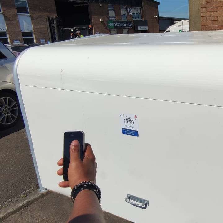 Keyless Bike Hangar